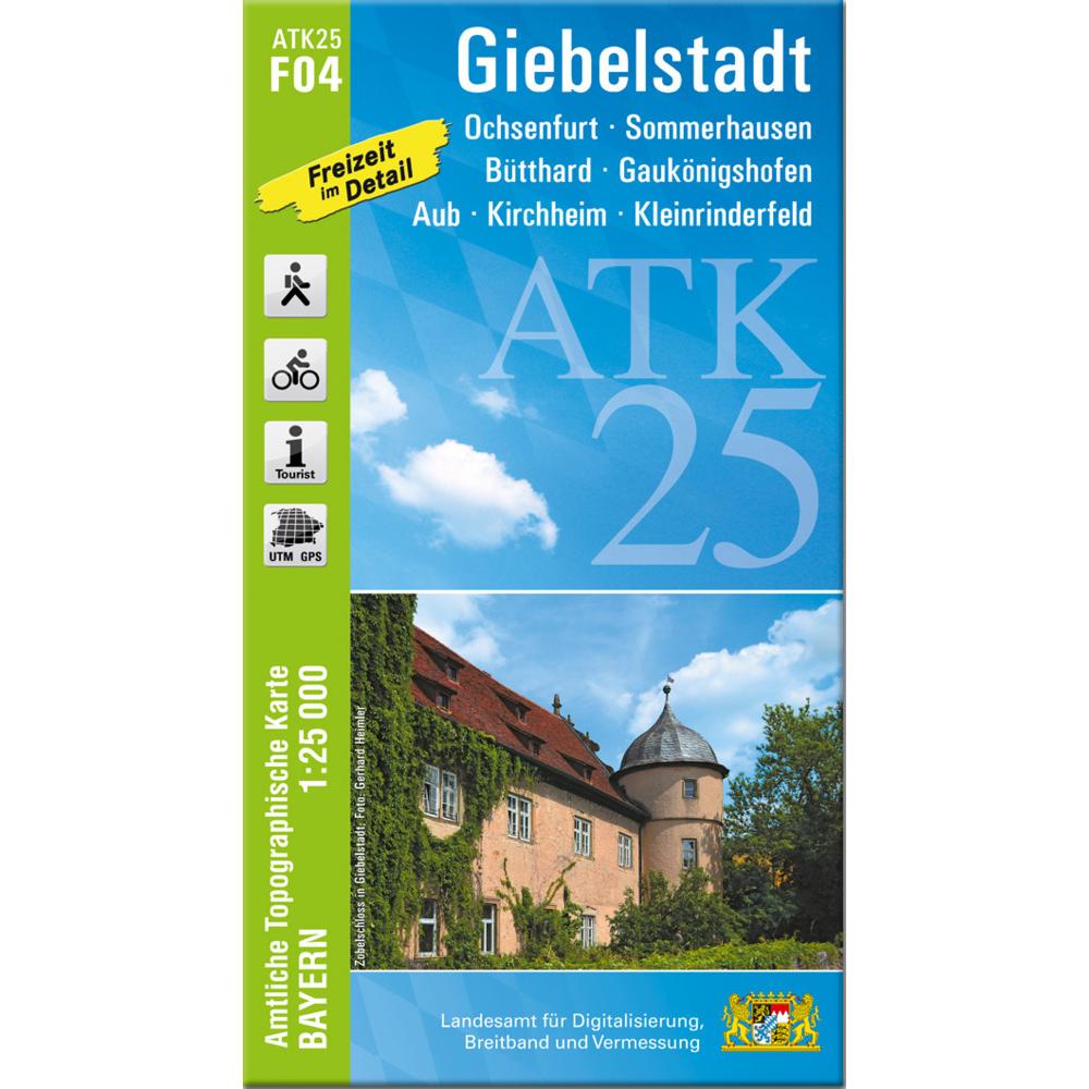 ATK25-F04 Giebelstadt (Amtl.Top.Kte), Landkarte