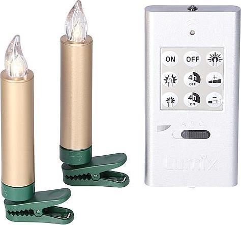 Image du produit Krinner Bougie de Noël à LED pour arbre de Noël - Ensemble de démarrage Superlight (12 x)