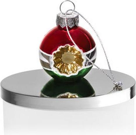 Bath & Body Works BBW Weihnachtskugel rot/grün Magnet (1-part)