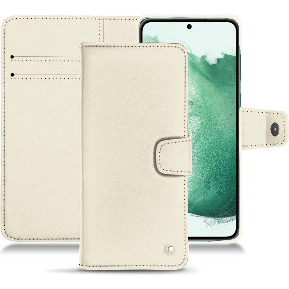 Thumbnail - Noreve Lederschutzhülle Wallet (Samsung Galaxy S22+ 5G), Smartphone Hülle, Weiss