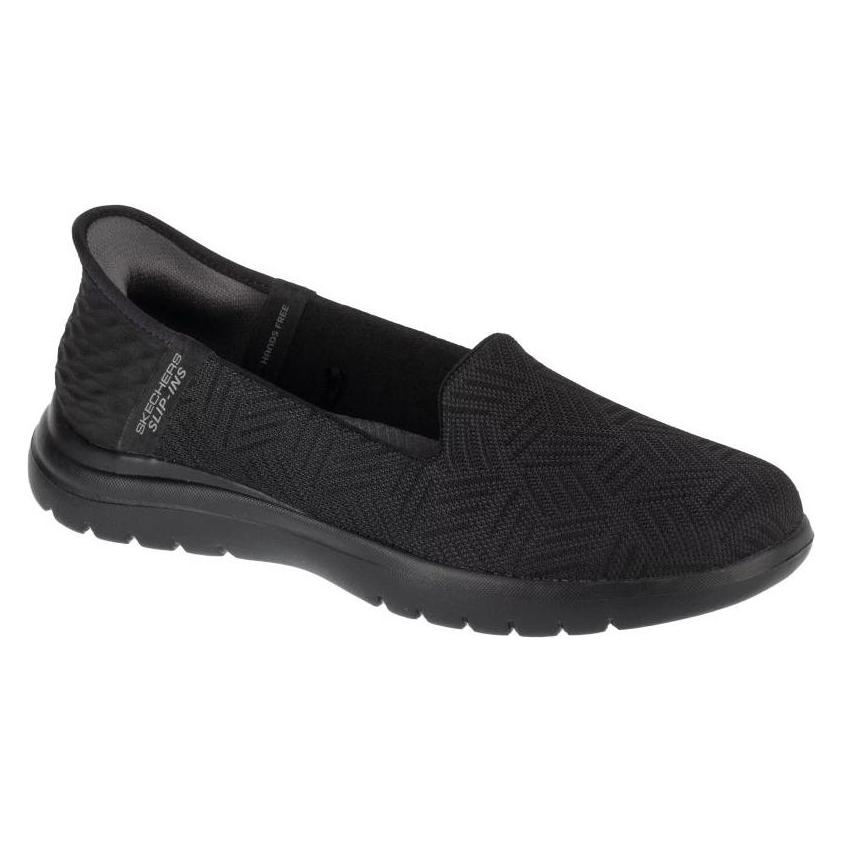 Skechers, Damen, Sneakers, Slip-Ins On The Go Flex - Clover Black, Schwarz, (36.5)