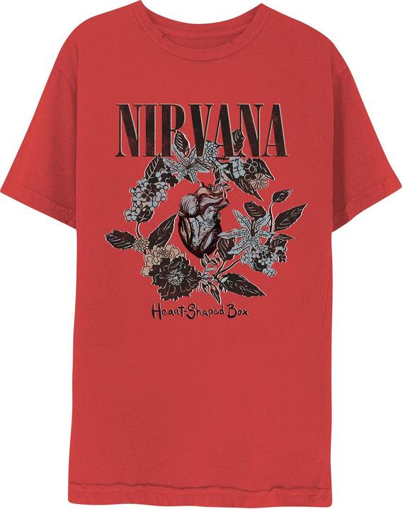 Produktbild Nirvana Heart Shaped Box TShirt (L)