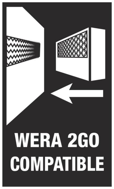 Image du produit Wera Kraftform Kompakt 28 B (PH2X 25mm, PH1 x 25 mm, Pz2x25mm, slot 1 x 5.5 x 25 mm, PZ 1 x 25, slot 1.2 x 6.5 x 25 mm)