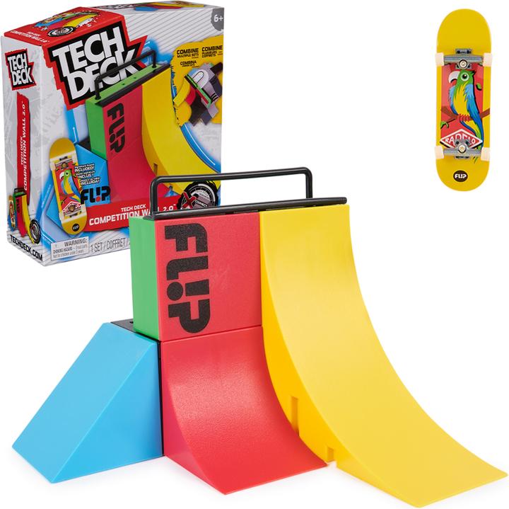 Actual product image Tech Deck, Competition Wall 2.0 X-Connect Park Creator, Customizable and Buildable Ramp Set with Exc (English)