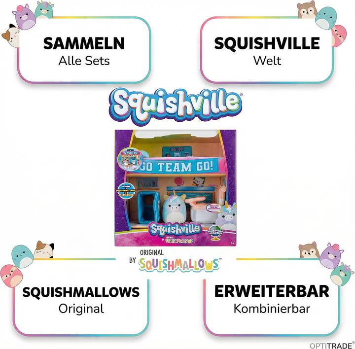 Image du produit Squishmallows Squishville École