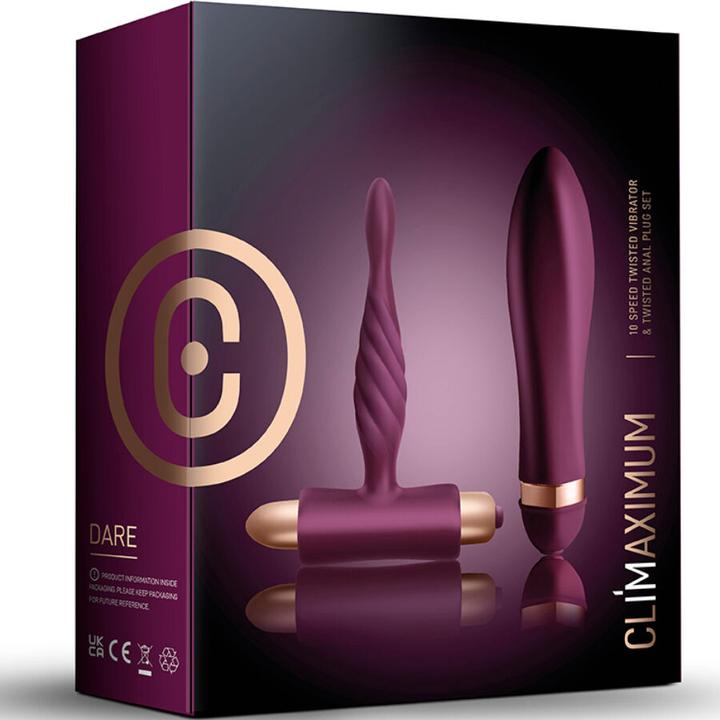 Image du produit Climaximum - Dare Kit Twisted Vibrator + Anal Plug Anfã„Nger