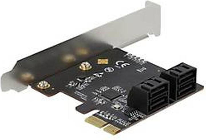 Produktbild Delock 90010 - PCIe x1> 4x SATA Low Profile - Serial ATA - SATA