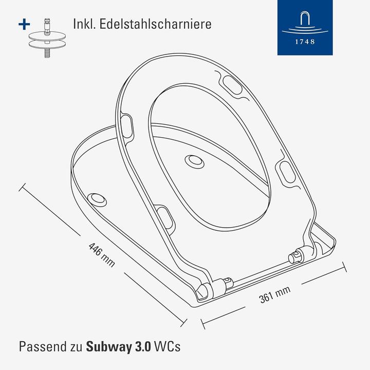 Produktbild Villeroy & Boch Subway 3.0 WC-Sitz