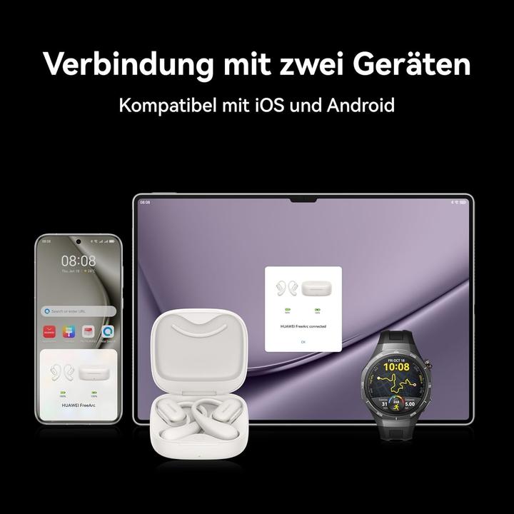 Produktbild Huawei FreeArc Offene-Ohr-Kopfhörer (DNC, 28 h, Kabellos)
