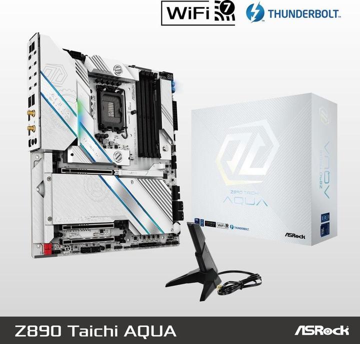 Produktbild AsRock Z890 Taichi AQUA Intel DDR5 S1851 (LGA 1851, Intel Z890, E-ATX)