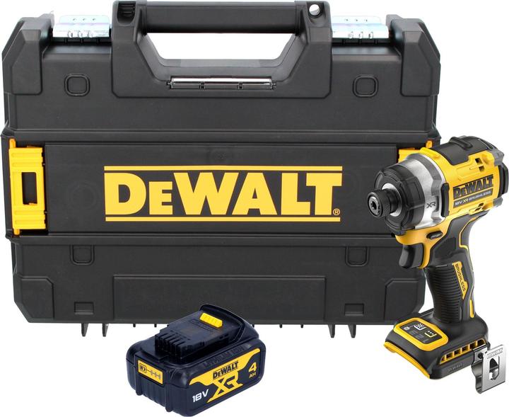 Produktbild DeWalt DCF 860 NT Akku Schlagschrauber 18 V 282 Nm 1/4" Brushless + 1x Akku 4,0 Ah + TSTAK - ohne (Schlagschrauber)