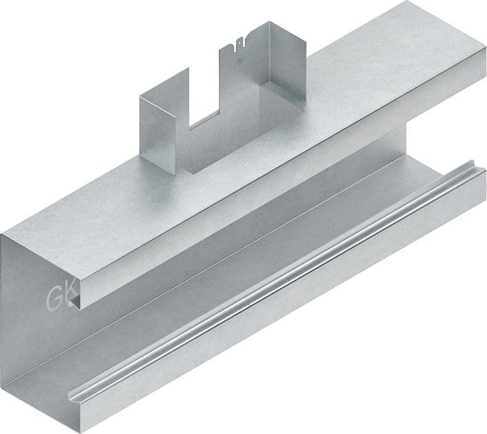 Produktbild Niedax NIE GKT 170-78T80 S GK-T-StÃ¼ck 90Â°, einzÃ¼gig symmetrisch 170x80 mm bandverzinkt (40 cm)