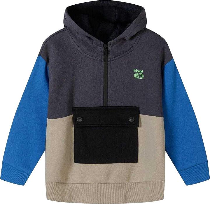 Produktbild Minoti Kapuzenpullover Jungen mit halbem Reissverschluss (110)