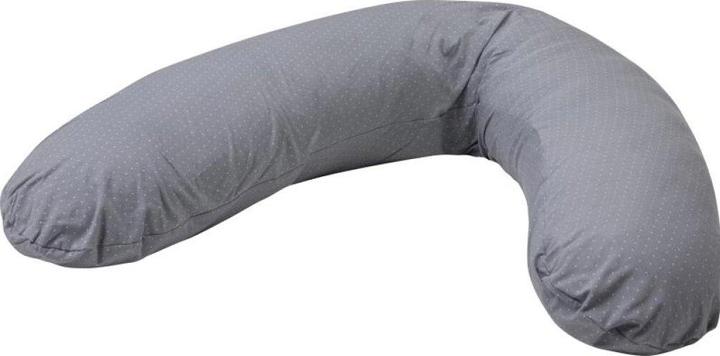 Bubaba Stillkissen Dots 170x35cm grau