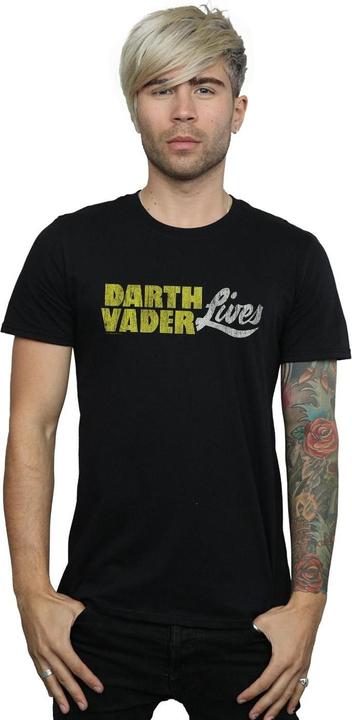 Image du produit Star Wars - T-shirt DARTH VADER LIVES LOGO - Homme (S)