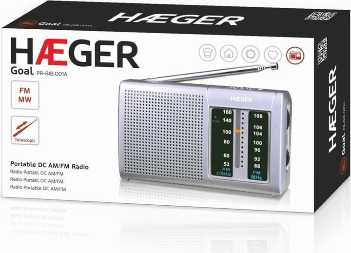 Produktbild Haeger PR-BIB. Goal Radio (AM, FM)