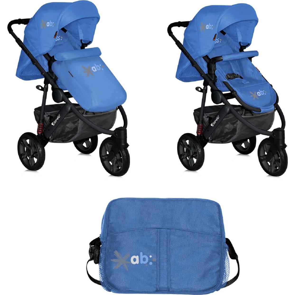 Thumbnail - Lorelli, Kinderwagen, Kinderwagen 2 in 1 Monza