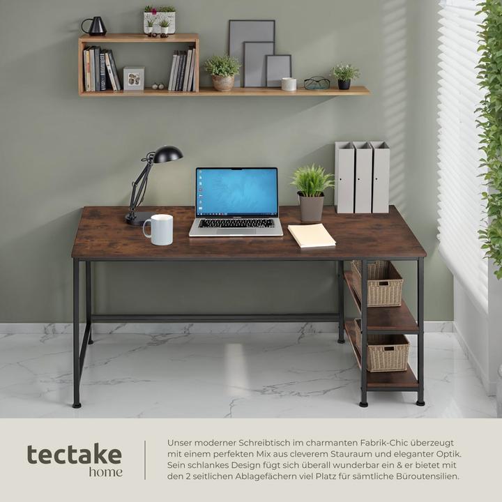 Actual product image tectake Desk Canton (60 x 60 x 75.50 cm)