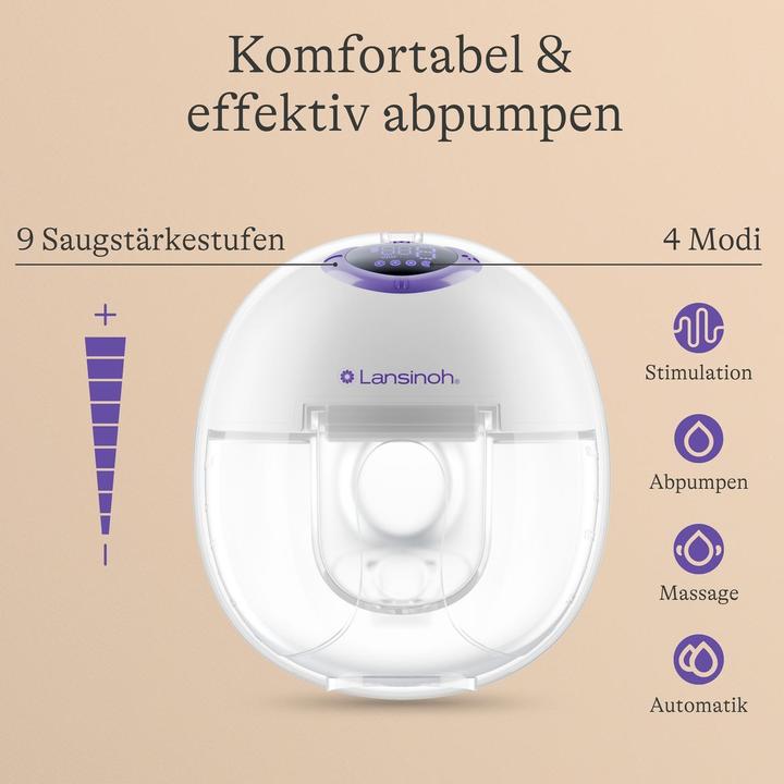 Actual product image Lansinoh Tragb Doppelpumpe