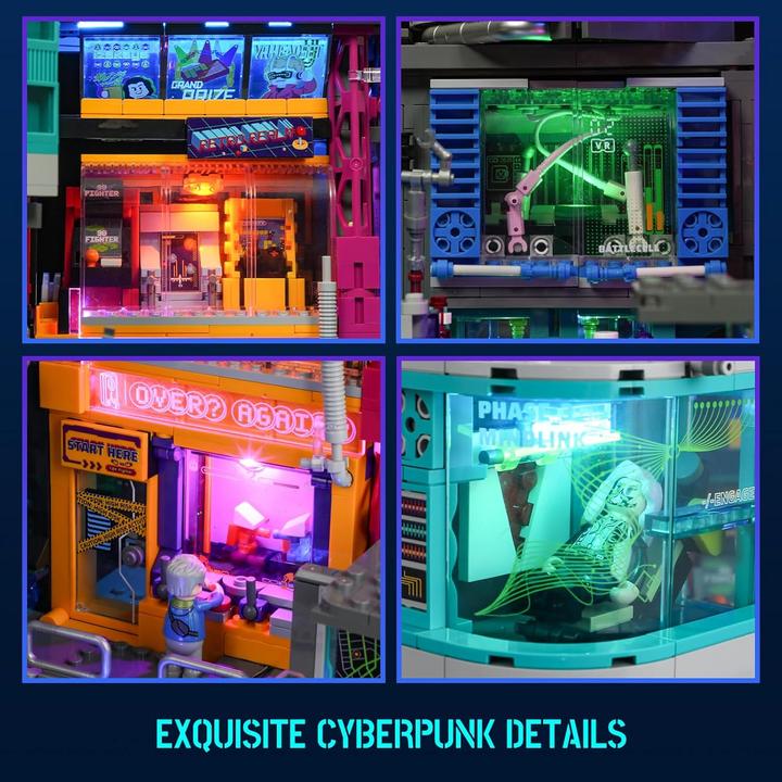 Actual product image Lumibricks Cyberpunk Game Stack