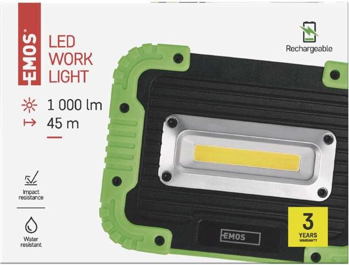 Produktbild Emos Aufladbarer COB LED-Strahler P4533, 1000 lm, 4400 mAh (1000 lm)