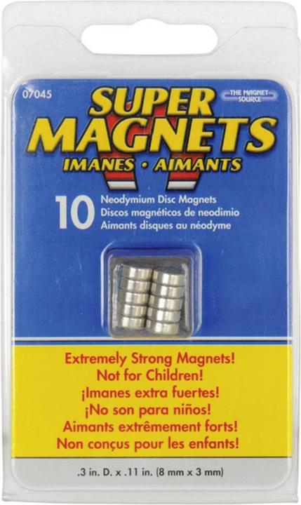 Image du produit Eneroid BLANKO Aimants au néodymeSet 10 pièces 8 x 3 mm (10 x)