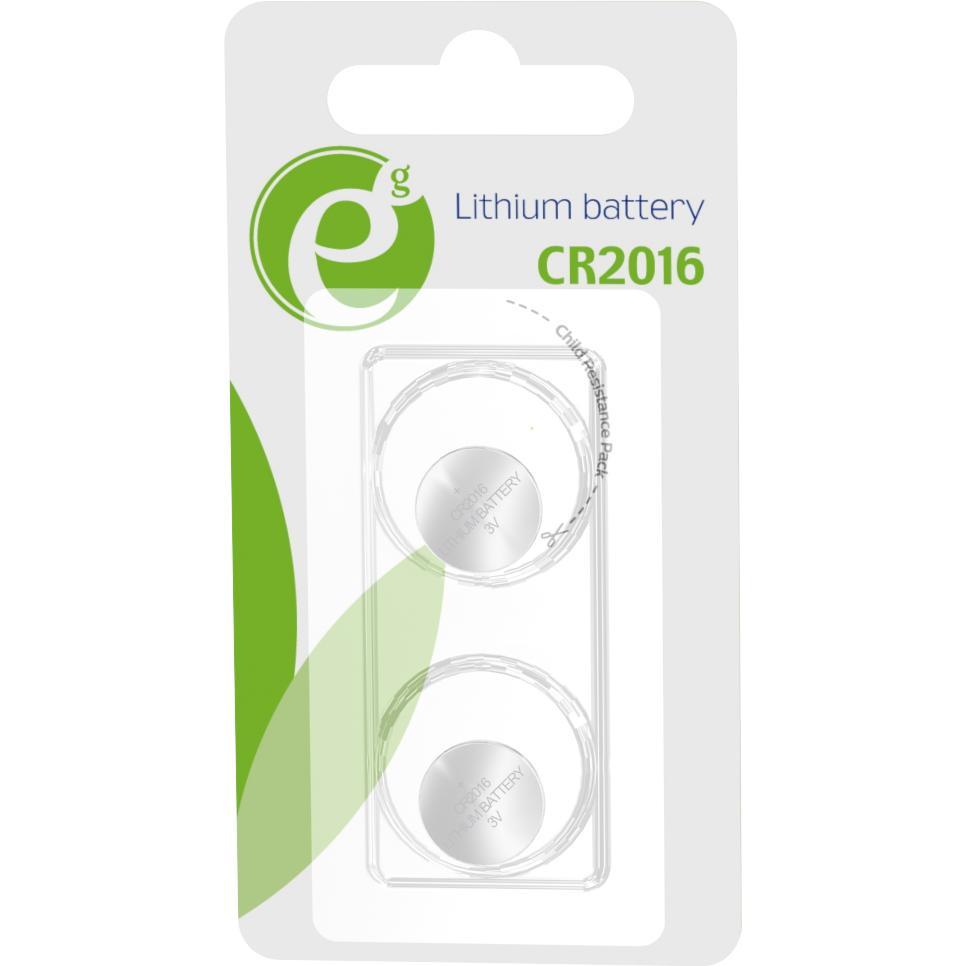 Thumbnail - Gembird EG-BA-CR2016-01 Energenie Button (2 Stk., CR2016, 80 mAh), Batterien + Akkus