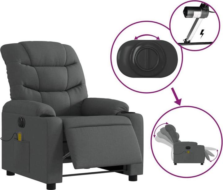 Image du produit vidaXL elektrischer Massagesessel
