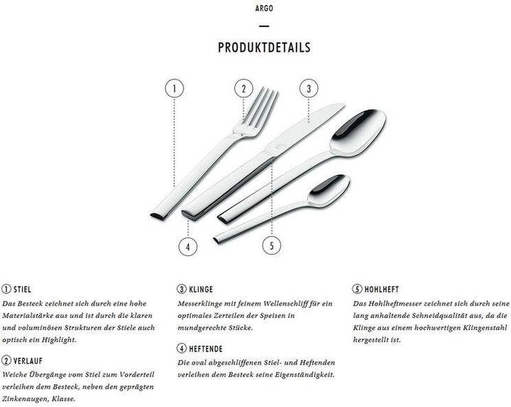 Produktbild Zwilling Argo (30 Stück, Besteck Set)