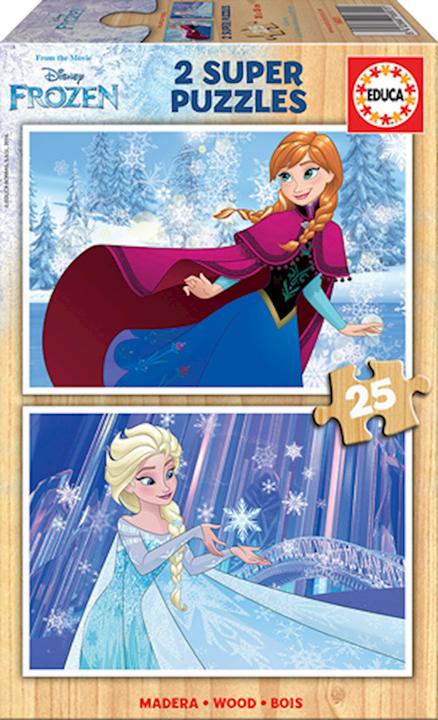 Produktbild Educa Holzpuzzle Frozen B 2x25 Teile (50 Teile)