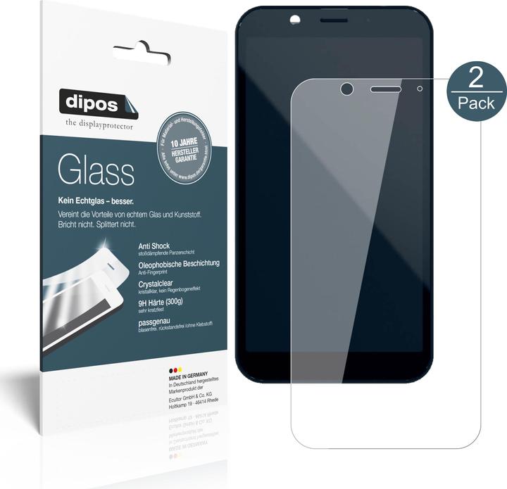 Produktbild Dipos Displayschutz Anti-Shock (2 Stück, Shift SHIFT6mq)