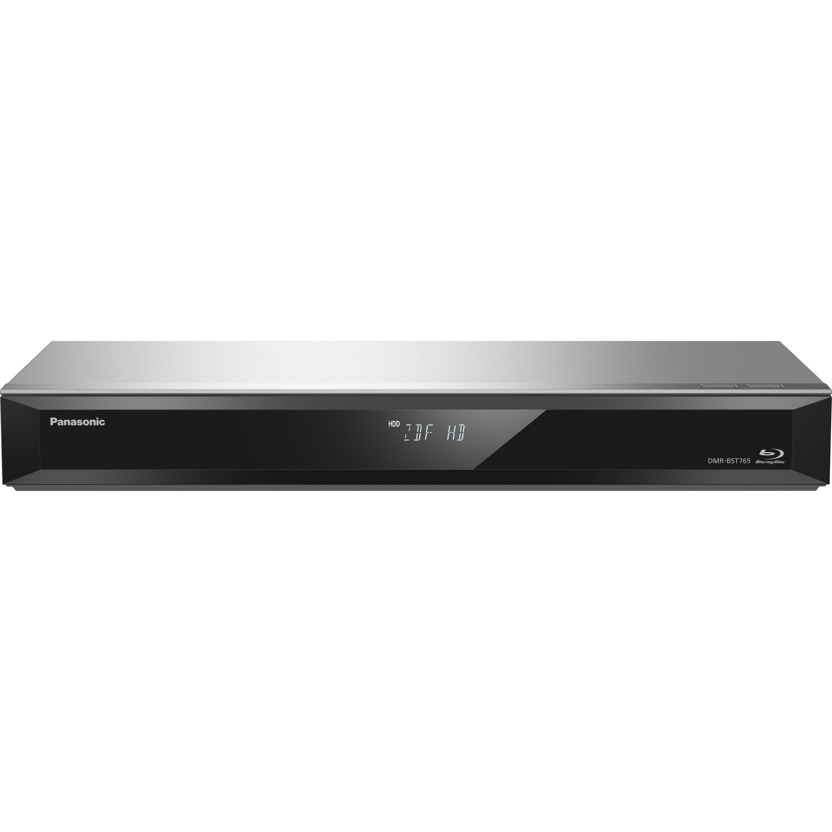 Panasonic DMR-BST765AG (500 GB, Blu-ray Recorder), Bluray Player + DVD Player, Silber
