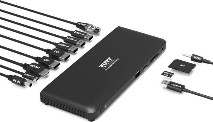 Immagine prodotto Port Designs Porta DOCKING TYPE C OFFICE 2 X 4K - UK (11 porte)