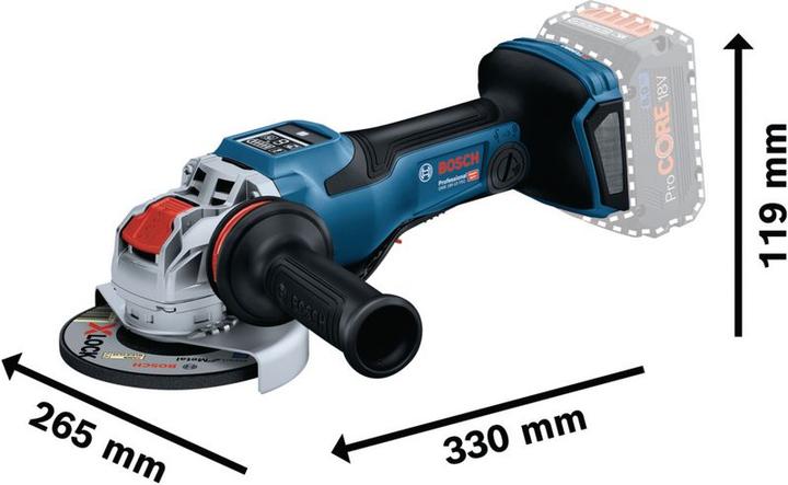 Image du produit Bosch Professional GWX 18V-15 PSC (125 mm)