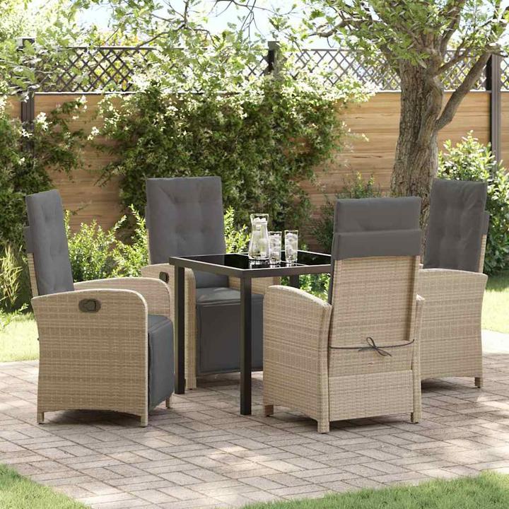 Produktbild vidaXL Garten Essgruppe (80 x 80 x 73 cm)