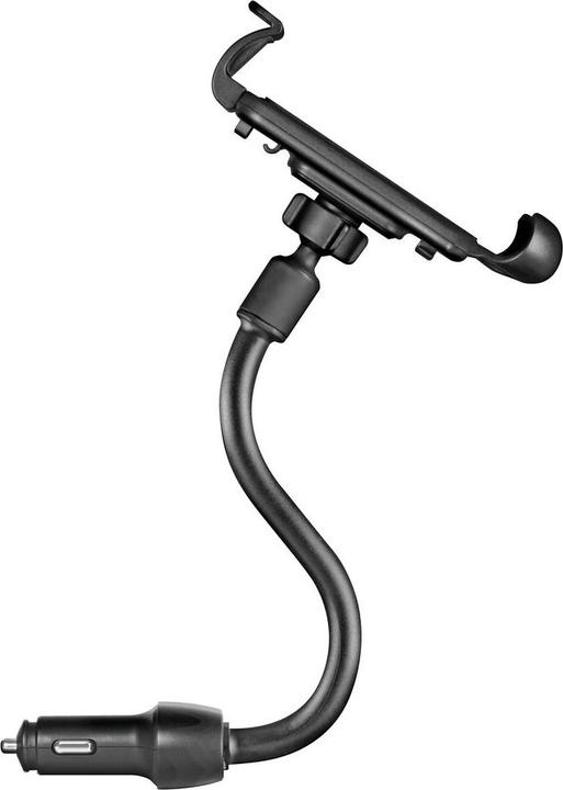 Produktbild Lampa Handyhalterung mit flexibelem Arm und Doppel-Usb-Steckdose, 12/24V