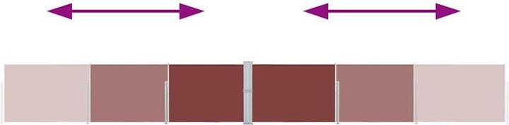 Produktbild vidaXL Seitenmarkise (12 m)