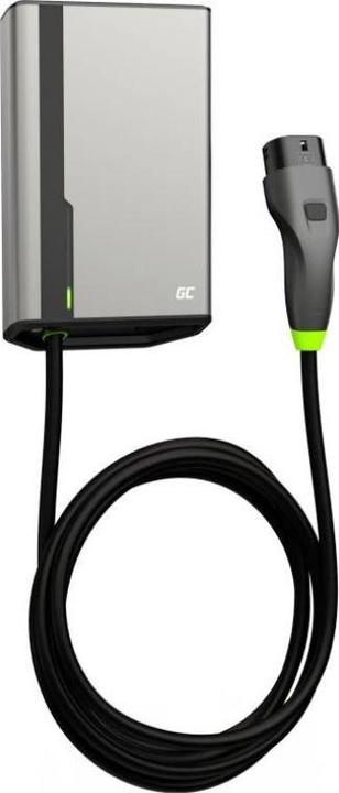 Actual product image GreenCell Green Cell EVGC021A2275 Charging station for electric vehicles Grey Aluminium Wall 3 Built-in (Type 2, 22 kW, 32 A)