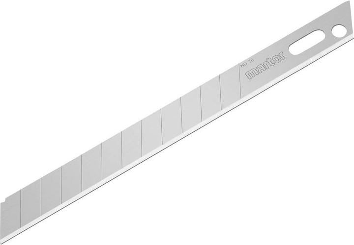 Actual product image Martor Blade ABBRECHKLINGE NR. 76, 10 in transparent packaging (Replacement blade)
