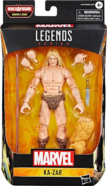 Actual product image Hasbro Marvel Legends action figure Ka-Zar (BAF: Marvel's Zabu) 15 cm