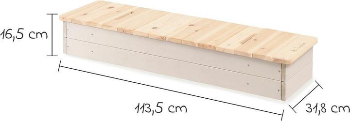 Actual product image Pinolino Sandkasten „Hedda”, beige/natur