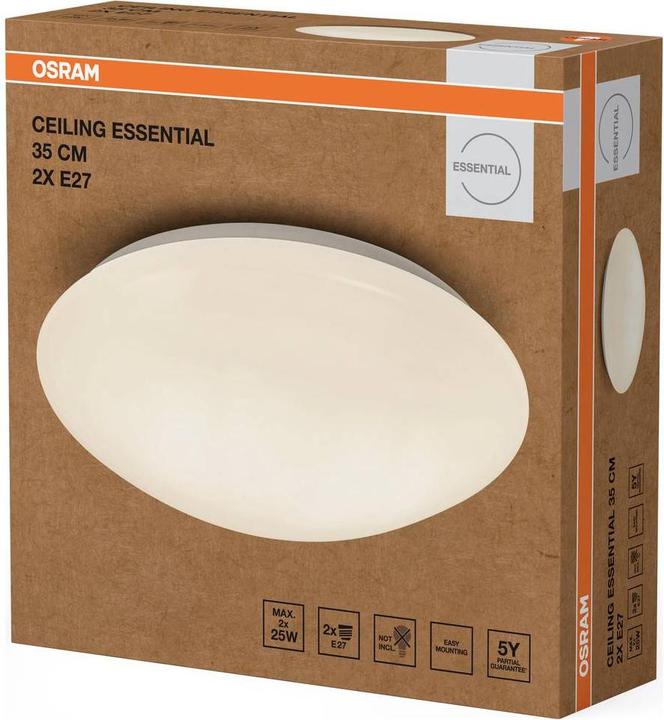 Actual product image Osram ESSENTIALS CEILING RETROFIT LUMINAIRE 350mm 2xE27 (E27)