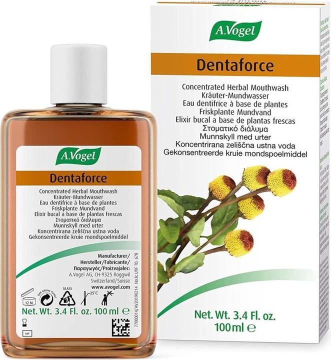 Actual product image A. Vogel Dentaforce Herbal Mouthwash (100 ml, Mouthwash)