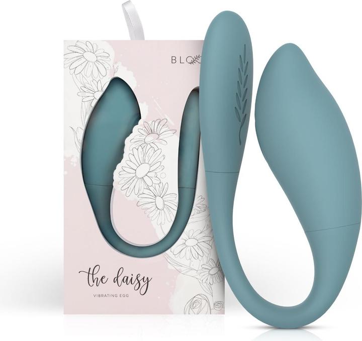 Actual product image Bloom The Daisy Vibrating Egg - Green