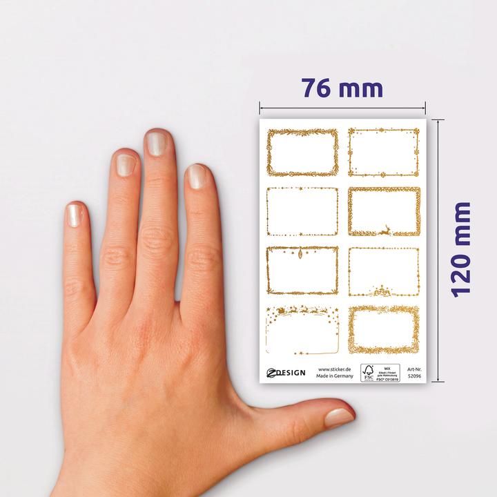 Produktbild Z-Design Weihnachtssticker (8 Sticker)