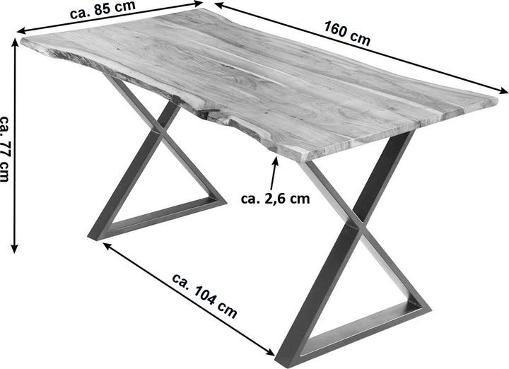 Actual product image SAM Kasimir (160 x 85 x 77 cm)