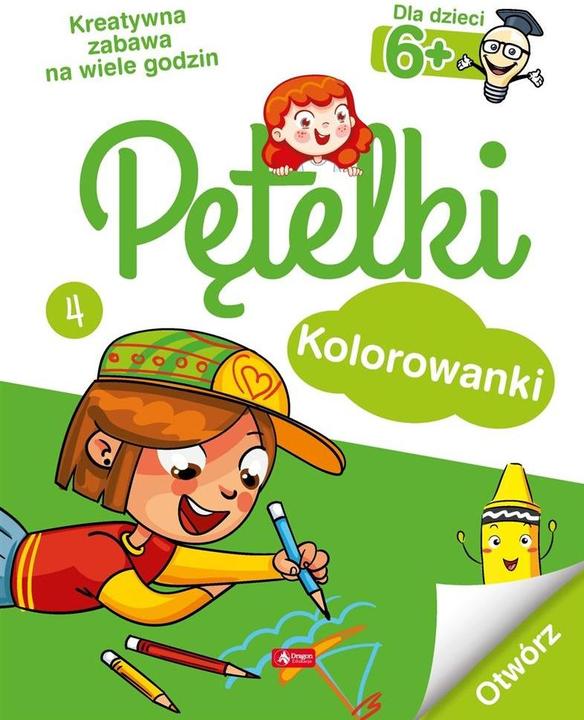 Dragon Schleifen. Malvorlagen (Polnisch)