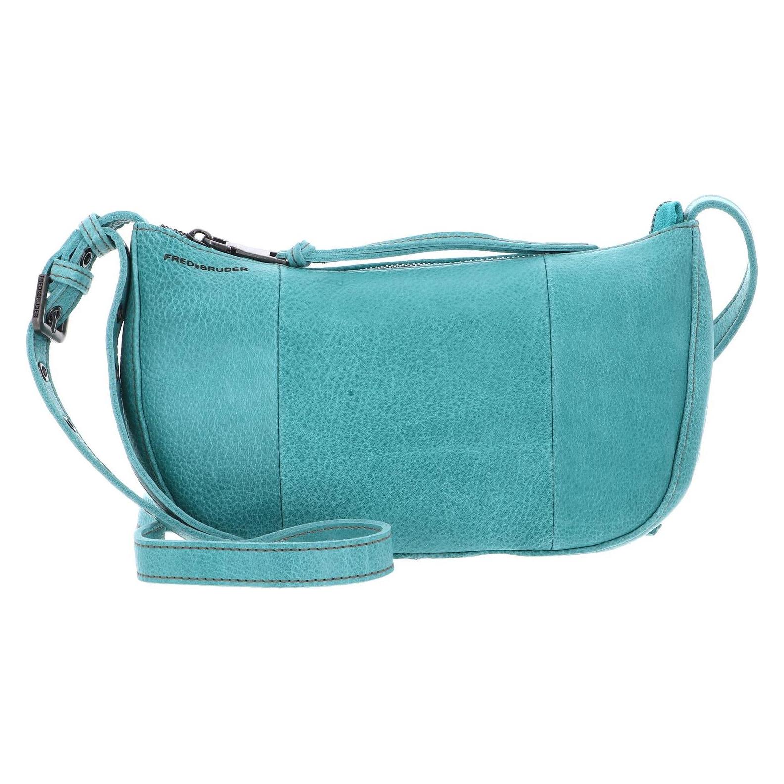 FredsBruder, Damen, Handtasche, My Old Friend Round Crossbag, Türkis