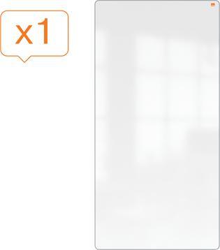 Immagine prodotto Nobo Lavagna bianca Sposta e incontra (90 x 180 cm)