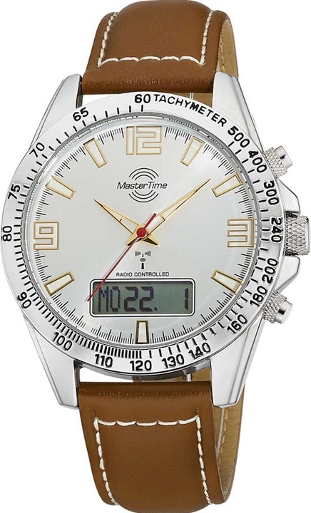 Produktbild Master Time MTGA-10877-42L Sporty Big Date (Funkuhr, Chronograph, 42 mm)